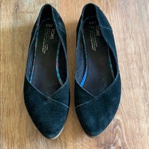 Black Dress Toms